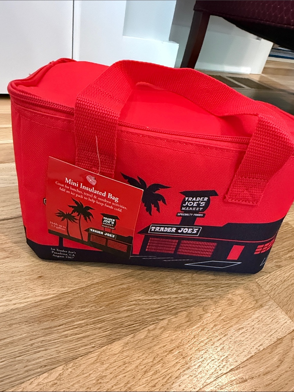 Red Mini Insulated Tote